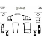 Hyundai Elantra (HD) 2006–2011 Dashboard sierlijsten foto 2