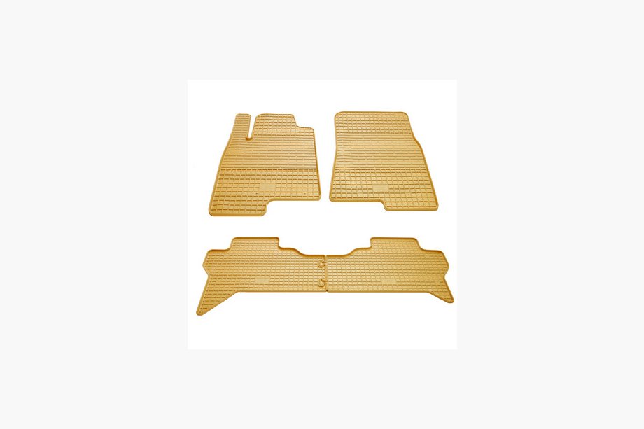 Mitsubishi Pajero Wagon IV 2006–2021 Beige automatten (4 stuks, Stingray Premium) Image