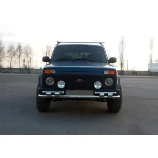Voorste bullbar ST015 (RVS)
