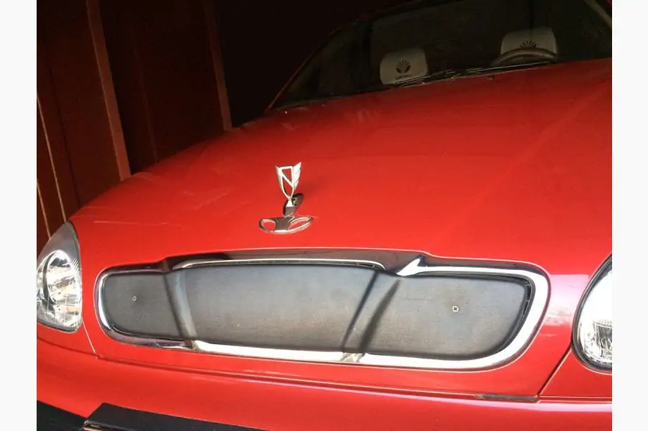 Daewoo Lanos 1998–2017 Winterafdekking voor grille (bovenste) Foto 1