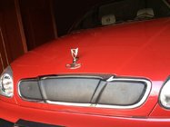 Daewoo Lanos 1998–2017 Winterafdekking voor grille (bovenste) Mat foto 1