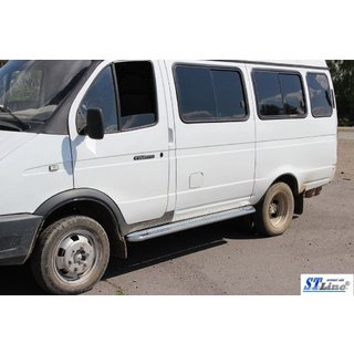 Side steps KB001 (RVS) GAZ Gazelle, Sobol 1998– foto 3