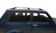 Lada Niva en Urban 1977– Chromen dakrails foto 1