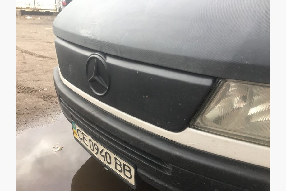 Mercedes Sprinter W901/902/903/904/905 1995–2006 Winterafdekking voor de grille 2002-2006, mat Foto 2