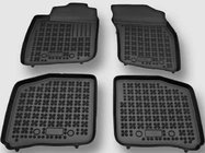 Volkswagen Caddy 2004–2010 Rubberen vloermatten met opstaande rand (set 4 stuks, RezavPlast) foto 1