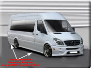 Volkswagen Crafter 2006–2016 Sport side skirts (spuitklaar) Middellange wielbasis (L2) foto 3