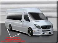 Mercedes Sprinter W906 2006–2018 Sport side skirts (spuitklaar) foto 3