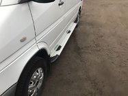 Mercedes Sprinter W901/902/903/904/905 1995–2006 Bosphorus OLD Grey side steps (set van 2, aluminium) foto 1
