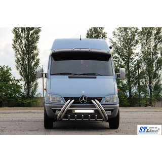 Bullbar Kelebek WT011 (rvs) Mercedes Sprinter W901/902/903/904/905 1995–2006 foto 2