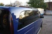 Mercedes Viano 2004–2014 Zwarte dakrails ELITE (kunststof voet) Korte wielbasis (Short, Compact) foto 2