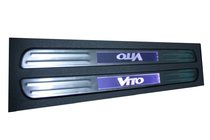 Mercedes Vito W639 2004–2014 Draadloze instaplijsten met verlichting (set 2 st., RVS) foto 1