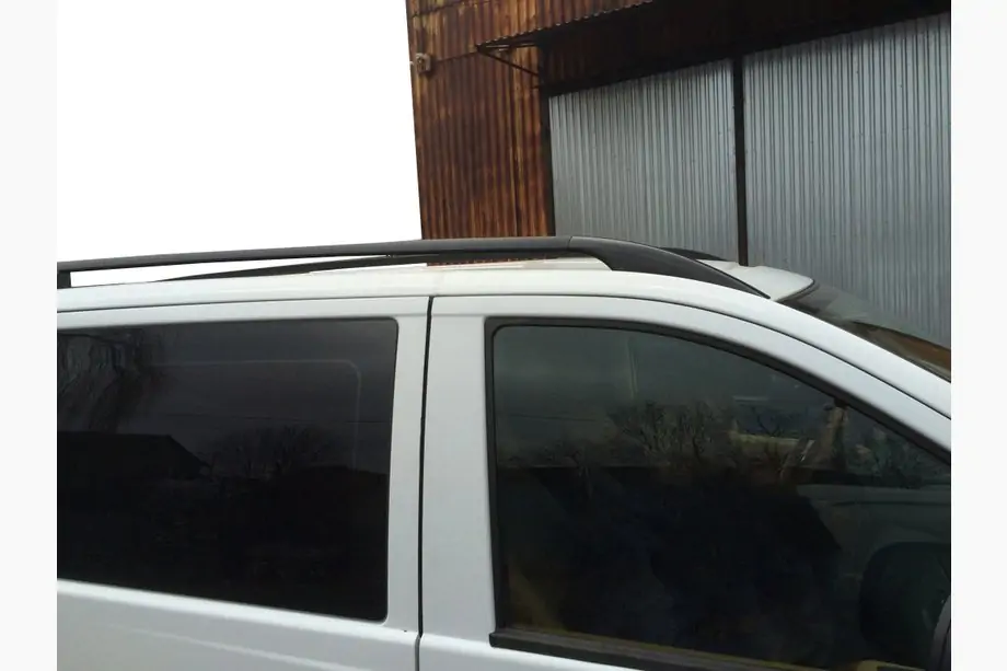 Mercedes Viano 2004–2014 Zwarte dakrails CAN origineel design (metalen voeten) Image