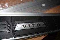 Mercedes Vito W639 2004–2014 RedLine Black zijsteps (set van 2, aluminium) Extra lang (ExtraLong) foto 2