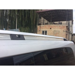 Dakrails chroom CAN origineel design (metalen steunen) Mercedes Viano 2004–2014 foto 2