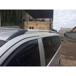 Dakrails chroom CAN origineel design (metalen steunen) Mercedes Viano 2004–2014 foto 4