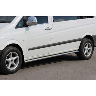 Sidebars BB001 (2 st., RVS) Mercedes Viano 2004–2014 foto 1
