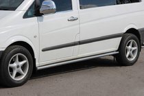 Mercedes Viano 2004–2014 Sidebars BB001 (2 st., RVS) foto 1