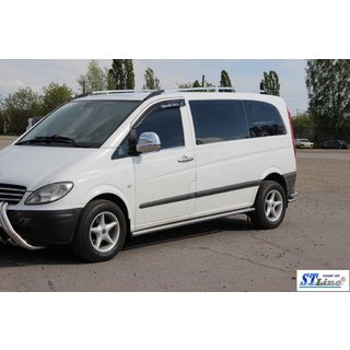 Sidebars BB001 (2 st., RVS) Mercedes Viano 2004–2014 foto 3