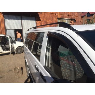 Zwarte dakrails Skyport (massief metaal) Mercedes Viano 2004–2014 foto 3