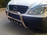 Mercedes Viano 2004–2014 Bullbar WT003/004 (RVS) 60 mm, met opschrift foto 1