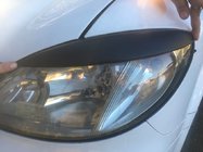 Mercedes Vito W639 2004–2014 Rechte koplampwimpers (2004-2010, 2 stuks, kunststof) Mat zwart foto 6