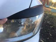 Mercedes Vito W639 2004–2014 Rechte koplampwimpers (2004-2010, 2 stuks, kunststof) Mat zwart foto 7