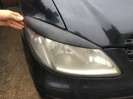 Mercedes Vito W639 2004–2014 Rechte koplampwimpers (2004-2010, 2 stuks, kunststof) Mat zwart foto 16