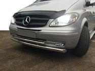 Mercedes Vito W639 2004–2014 Voorbeschermbeugel ST014 (RVS) 2004-2010, Ø60 ↗ Ø42 mm foto 5