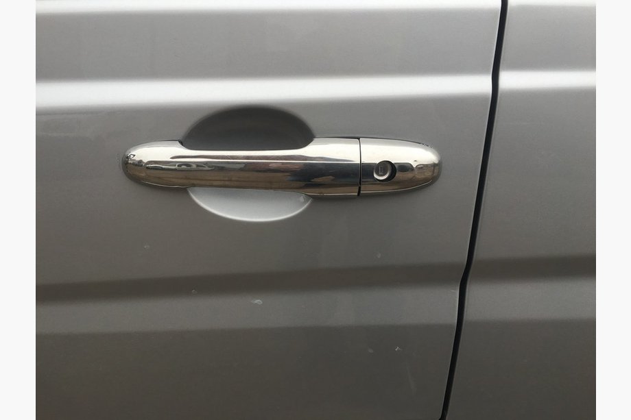 Mercedes Vito W639 2004–2014 RVS deurgreepkappen Set van 4 stuks, Carmos - Turks RVS Foto 3