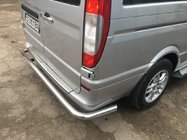 Mercedes Viano 2004–2014 Achterbeschermbeugel AK005 (RVS) foto 2