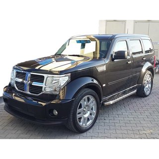 BlackLine zijsteps (2 stuks, aluminium) Dodge Nitro 2006–2011