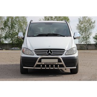 Bullbar WT004-Plus met zijbeugels (RVS) foto 1