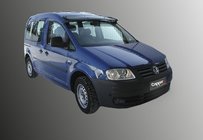 Volkswagen Caddy 2010–2015 Voorruitvizier (zwart hoogglans, 5 mm) foto 2
