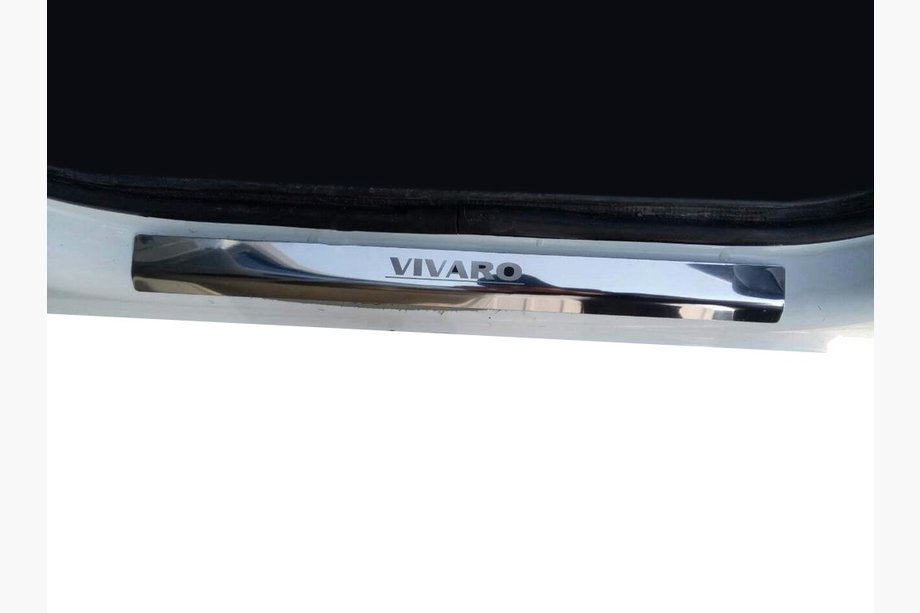 Opel Vivaro 2001–2015 Deurdrempelbeschermers Laser-style (set van 2, RVS) Image