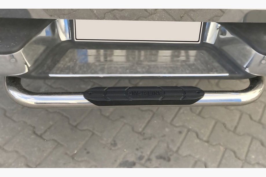 Mercedes X-klasse 2017–2020 Omsa achterbeschermbeugel (RVS) 70 mm Image