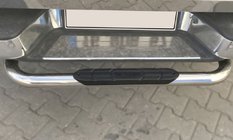 Mercedes X-klasse 2017–2020 Omsa achterbeschermbeugel (RVS) 70 mm foto 1