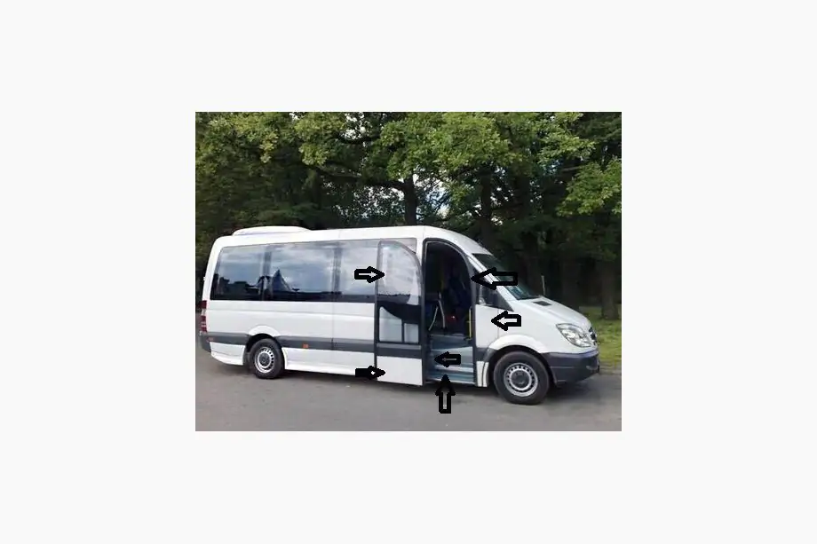 Mercedes Sprinter W906 2006–2018 Passagiersdeur set Image