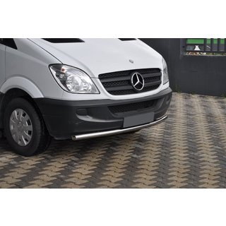 Voorste onderbeschermbeugel ST008 (RVS) Mercedes Sprinter W906 2006–2018 foto 1