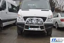Mercedes Sprinter W906 2006–2018 Hoge bullbar WT018 (RVS) foto 4