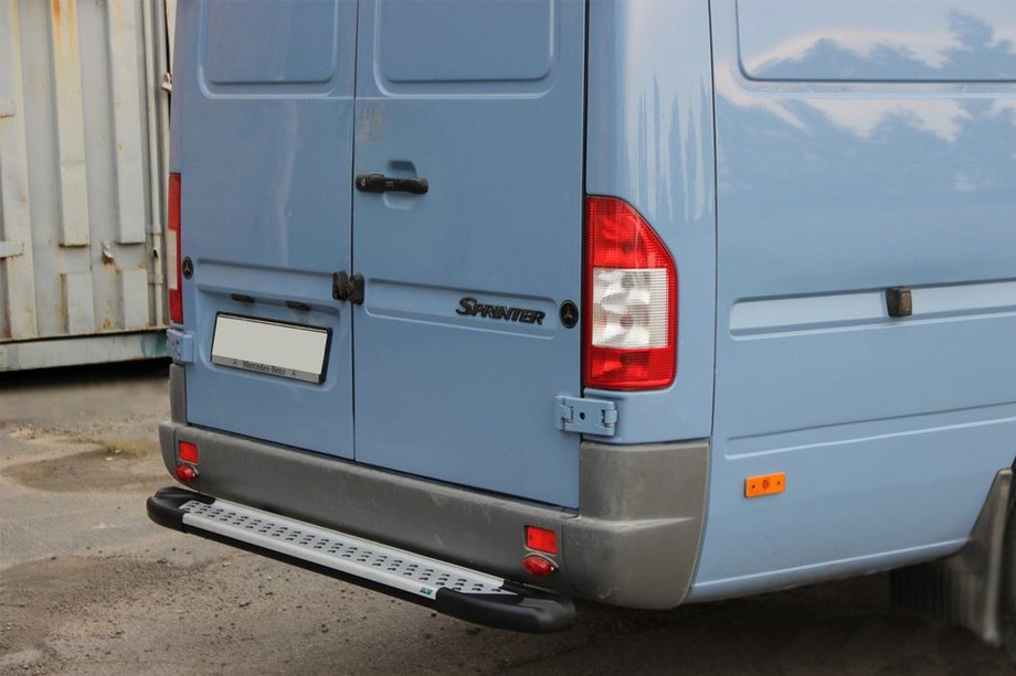 Mercedes Sprinter W901/902/903/904/905 1995–2006 Achterbeschermbeugel Allmond (aluminium) Image