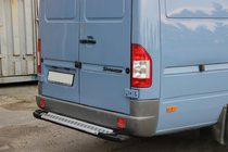 Mercedes Sprinter W901/902/903/904/905 1995–2006 Achterbeschermbeugel Allmond (aluminium) foto 1