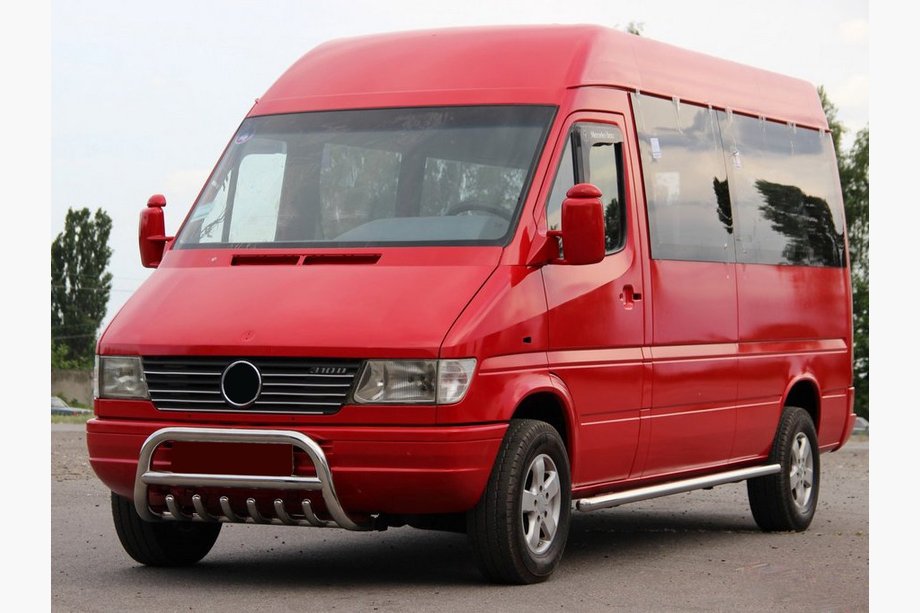 Mercedes Sprinter W901/902/903/904/905 1995–2006 Bullbar WT008 (RVS) Image
