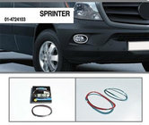 Mercedes Sprinter W906 2006–2018 RVS sierlijsten voor mistlampen 2013↗ (2 stuks) foto 3
