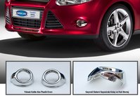 Ford Focus III 2011–2017 Chroom mistlampomlijstingen (2 stuks, kunststof) foto 1