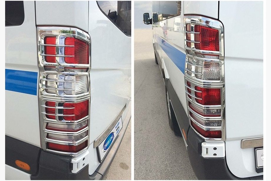 Mercedes Sprinter W906 2006–2018 Achterlichtcovers (set van 2, kunststof) Image