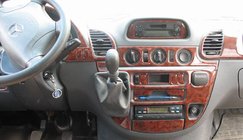 Mercedes Sprinter W901/902/903/904/905 1995–2006 (cdi, 2000-2006) Dashboardpanelen sierlijsten (Meric) Titanium foto 8