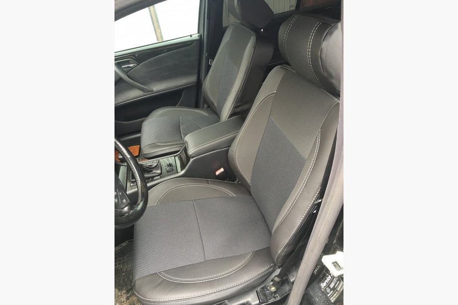 Mercedes E-class W210 1995–2002 Autostoelhoezen SoyuzAuto Premium van kunstleer Image