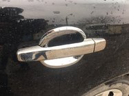 Mercedes E-class W210 1995–2002 Chromen deurgreepkom-afdekkappen (set van 4) Verchroomd kunststof foto 5