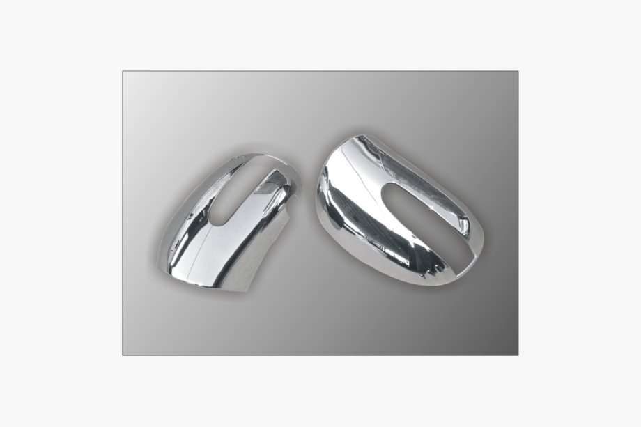 Mercedes GL-klasse X164 2006–2012 RVS spiegelkappen (2 stuks) Image