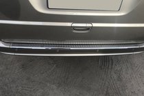 Mercedes Viano 2004–2014 Achterbumperbeschermplaat zwart chroom OmsaLine (RVS) foto 1
